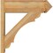 Ekena Millwork Olympic Rough Sawn Arts and Crafts Outlooker, Western Red Cedar, 8"W x 26"D x 26"H OUT08X26X26OLY03RWR - alternate 3